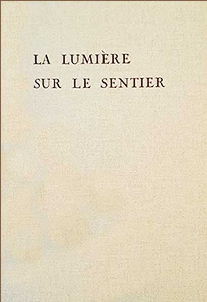 Photo de la couverture du livre La Lumiere sur le Sentier